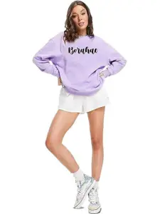 KASHIAN Women Printed Hooded Sweatshirt