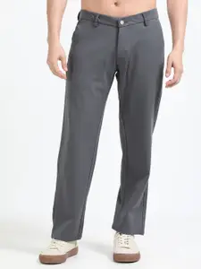 NEVER NEUD Men Relaxed Tencil Leisure Regular Trousers