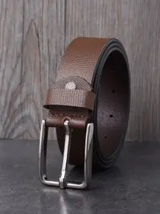 Metronaut Men Textured Leather Reversible Formal Belt