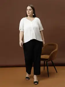 Athena Ample Women Relaxed Opaque Casual Shirt