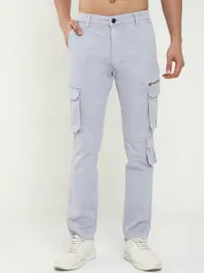 NEVER NEUD Men Relaxed Vintage Utility Cargos Joggers