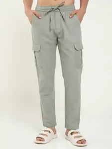 NEVER NEUD Men Relaxed Lazy Linen Pants