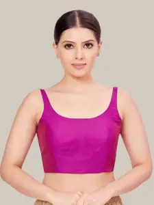 Studio Shringaar Round Neck Readymade Saree Blouse