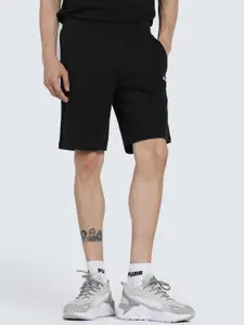 Puma Pumatech Men Printed Pure Cotton Mid Rise Shorts
