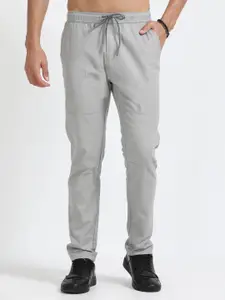 NEVER NEUD Men Relaxed Linen Traveller Trousers