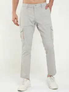 NEVER NEUD Men Relaxed Classic Cargos Trousers