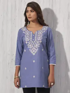 Anouk Ethnic Motifs Embroidered Gotta Patti Pure Cotton Gotta Patti Kurti
