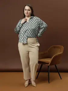 Athena Ample Women Relaxed Opaque Printed Casual Shirt