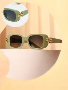 HAUTE SAUCE by  Campus Sutra HAUTE SAUCE by Campus Sutra Women Rectangle Sunglasses with Polarised Lens