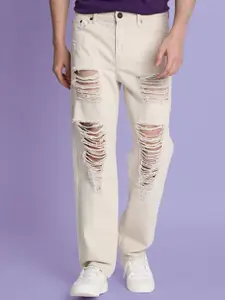 Bene Kleed Men Straight Fit Mildly Distressed Jeans