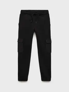 Mango Kids Boys Pure Cotton Cargo Style Joggers