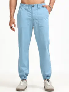 NEVER NEUD Men Relaxed Vintage Joggers Trousers