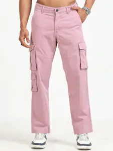 NEVER NEUD Men Relaxed Vintage Cargos Trousers