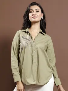 Athena Women Relaxed Opaque Party Shirt