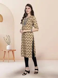 7Threads Selection Of 2 Floral Printed Straight Kurtas