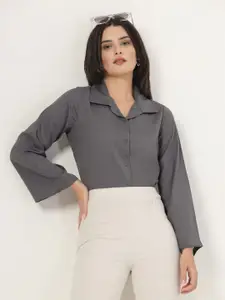 Style Quotient Women Smart Fit Cutaway Collar Solid Formal Shirt