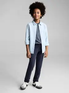 Mango Kids Boys Straight Fit Trousers