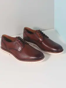 J.FONTINI Men Leather Formal Derbys Shoes