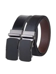 Hayes London Men Pack Of 2 Leather Reversible Formal Belt