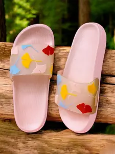 KAPYANSH Women Printed Rubber Sliders