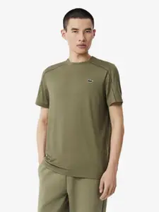 Lacoste Men Extended Sleeves Applique T-shirt