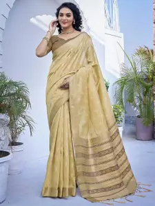Satrani Woven Design Zari Pure Silk Saree