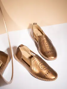 Inc 5 Women Slip-On Loafers With Laser Cuts