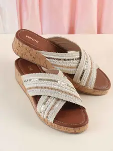 Mochi Printed Wedge Pumps with Bows