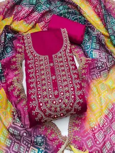 Maroosh Embellished Unstitched Dress Material