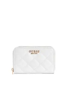 GUESS Women Textured PU Two Fold Wallet