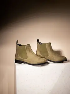 Inc 5 Women Mid Top Round Toe Slip-On RegularBoots