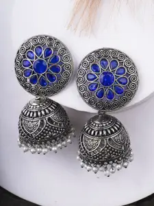Adwitiya Collection Dome Shaped Jhumkas Earrings
