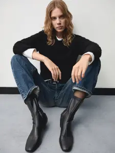 MANGO Fuzzy Pullover