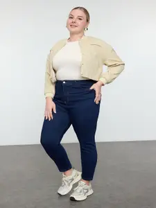 Trendyol Women Plus Size Low Distress Jeans