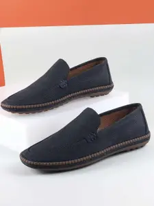Metro Men Textured Leather Espadrilles