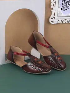 WALKWAY by Metro Printed Block Pumps with Laser Cuts