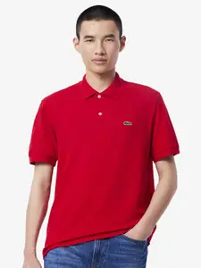 Lacoste Men Polo Collar Applique T-shirt