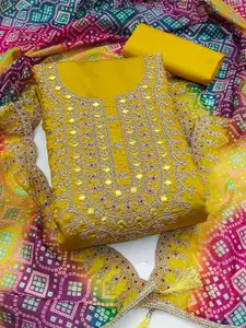 Maroosh Embellished Unstitched Dress Material