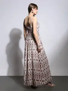 Vero Moda Floral Print Fit & Flare Maxi Dress