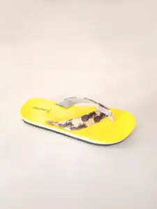 DressBerry Women Printed Rubber Thong Flip-Flops