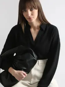 Vero Moda Women Shirt Collar Shirt Style Top