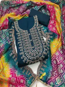 Maroosh Embellished Unstitched Dress Material