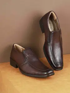 Metro Men Leather Formal Slip-On Shoes