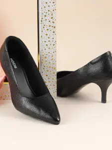 Mochi Textured Kitten Pumps