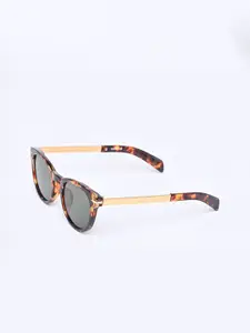 Snitch Men Round Sunglasses with UV Protected Lens SN0037