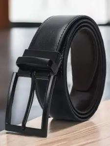 Elite Crafts Men PU Reversible Formal Belt