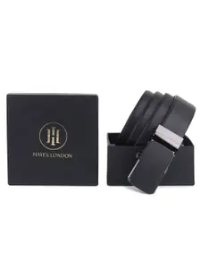 Hayes London Men Pack Of 2 Textured Leather Reversible Formal Belt