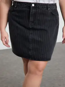 Trendyol Women Pure Cotton A-line Mini Skirts