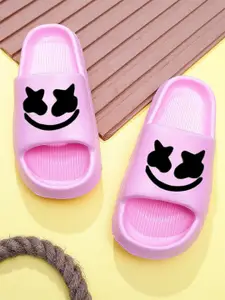 KAPYANSH Women Printed Rubber Sliders