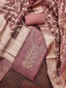 Maroosh Embellished Viscose Rayon Unstitched Dress Material